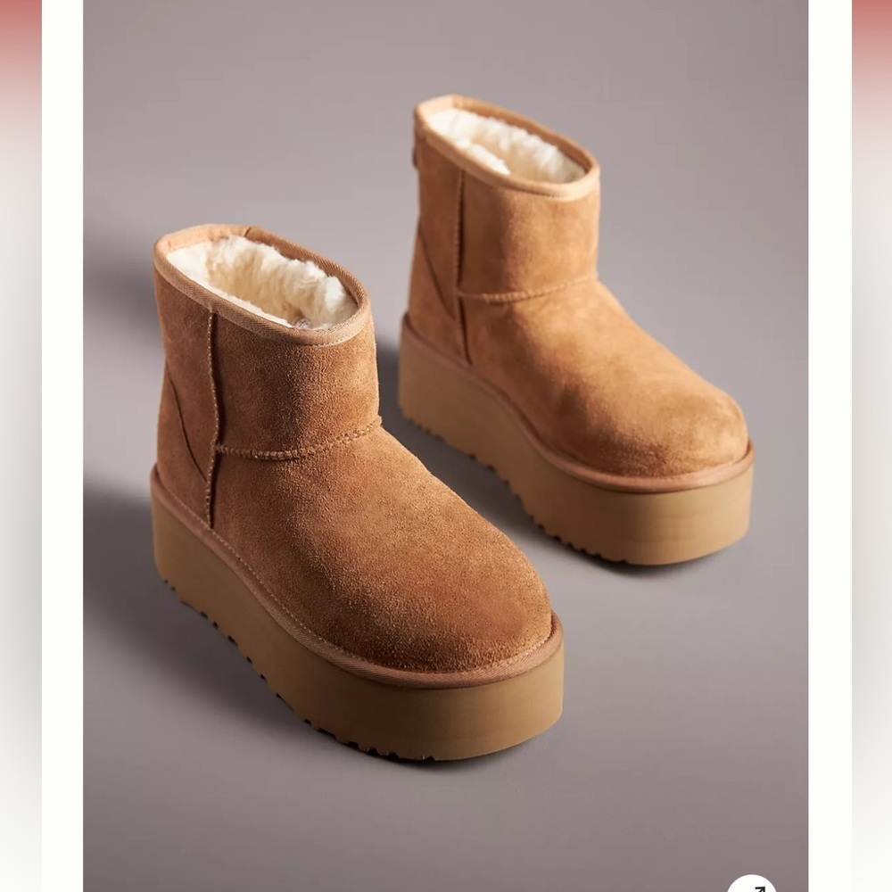 NWT UGG Classic Mini Platform Boots